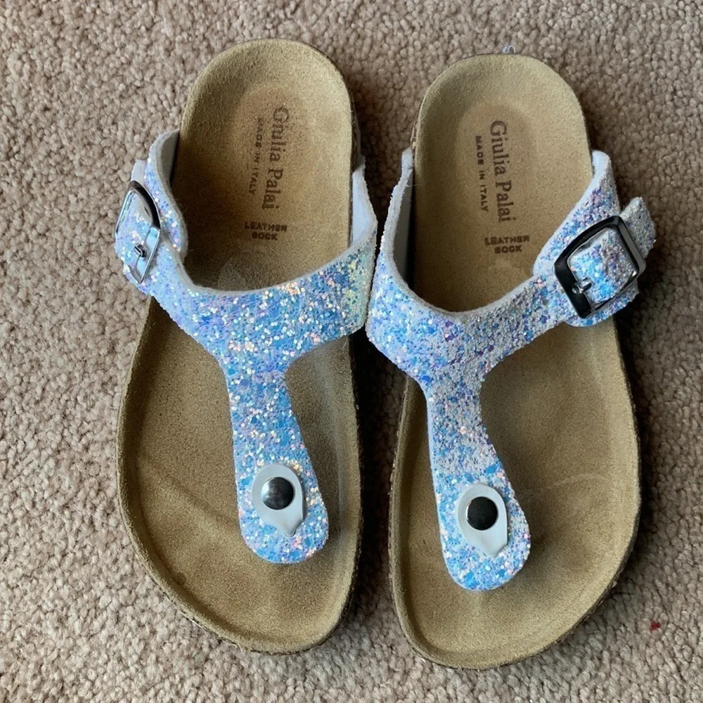 Giulia Palai | Giulia Palai Cork Sparkly Sandals